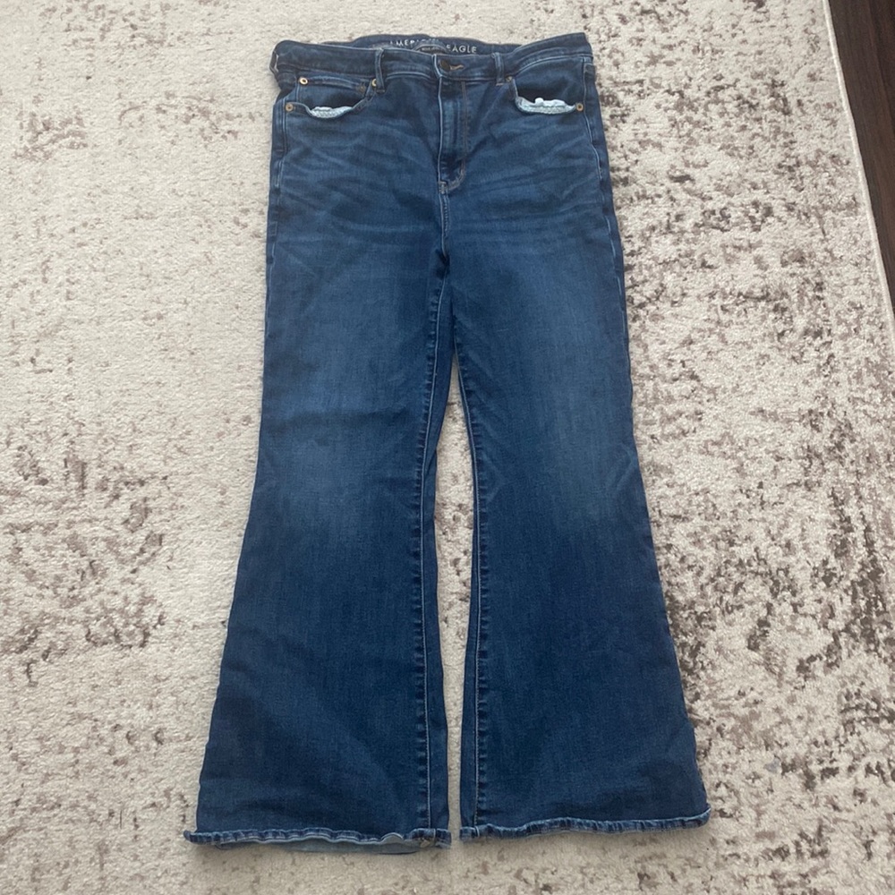 AE Super High Waisted Flare Jean